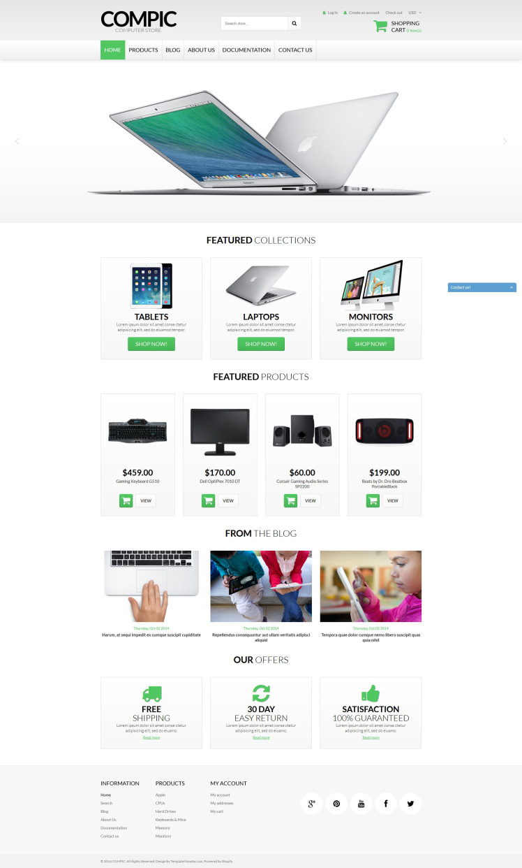 Computer Hardware Shopify Theme #51872
