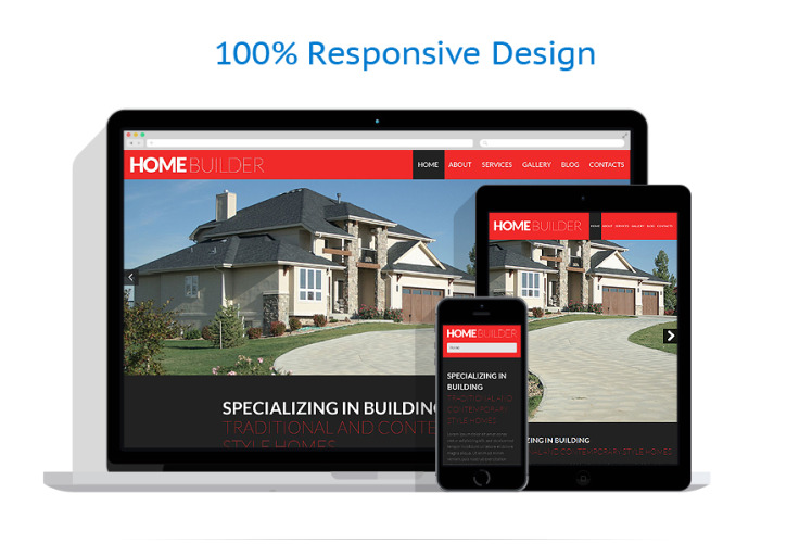 Construction Company Responsive WordPress Theme #51813