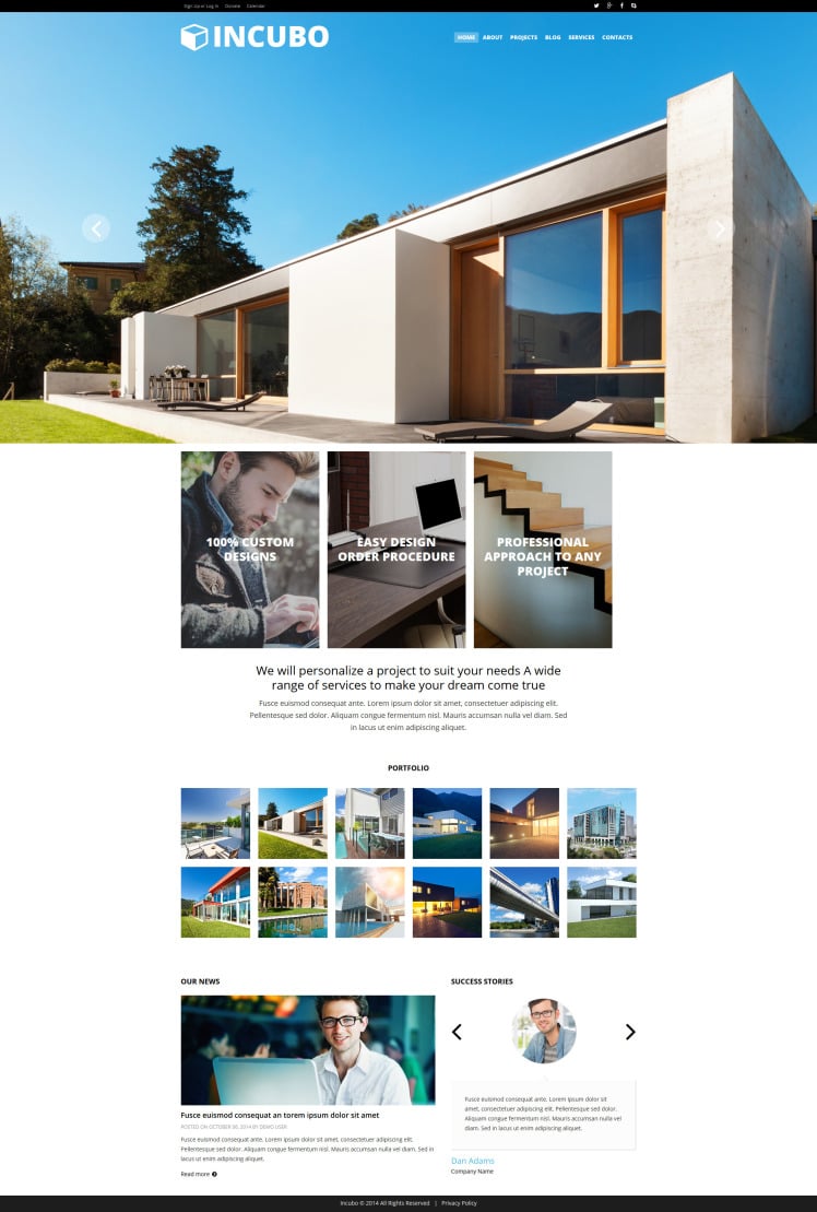 Modern Design Board Joomla Templates