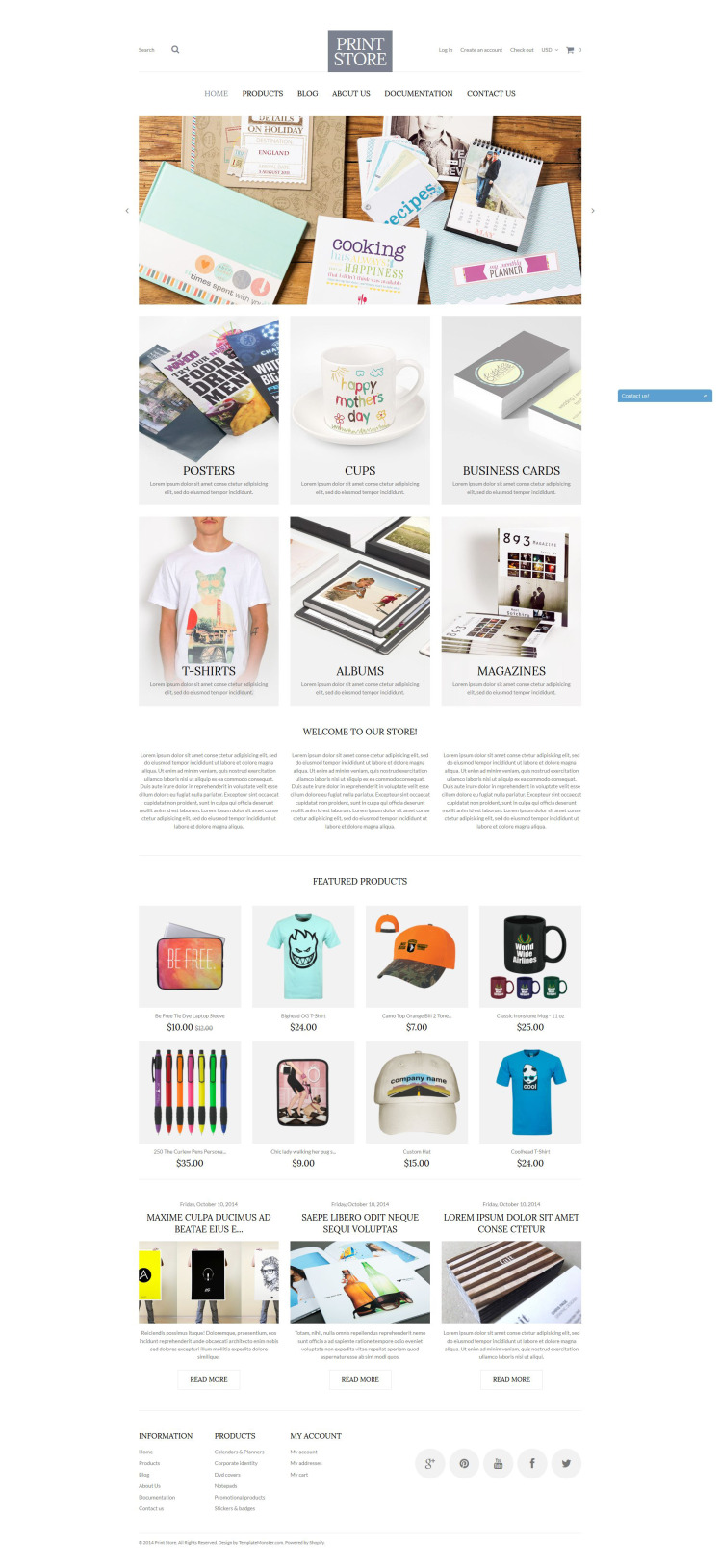 Modern Print Solutions Online Store Shopify Theme #51869