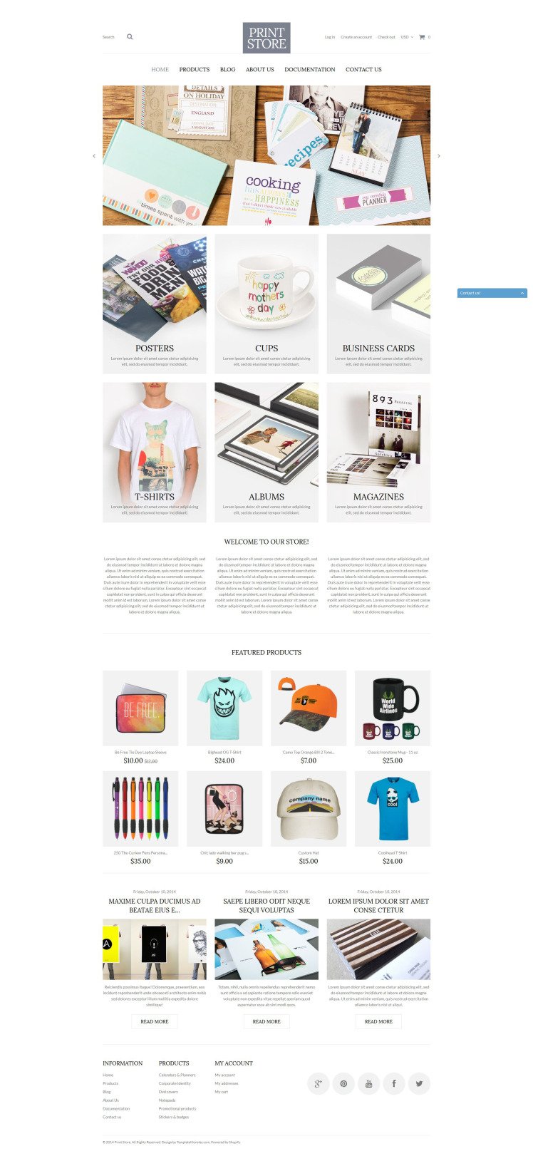 Modern Print Solutions Shopify Themes