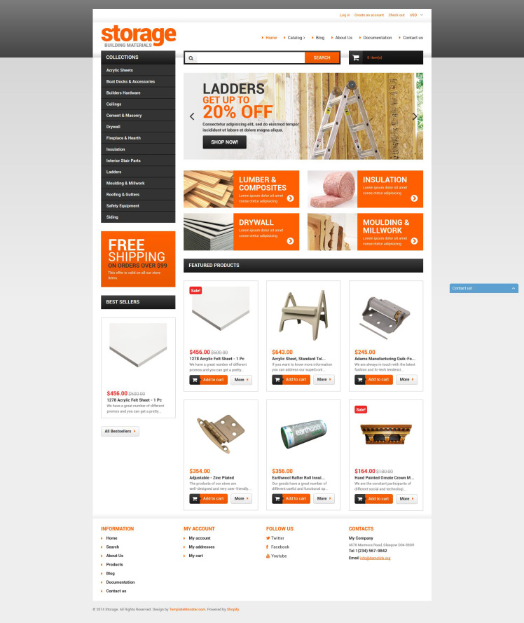 Building Materials Shopify Themes