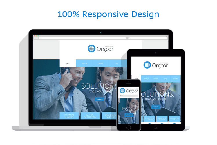 Business Promotion WordPress Theme #51990