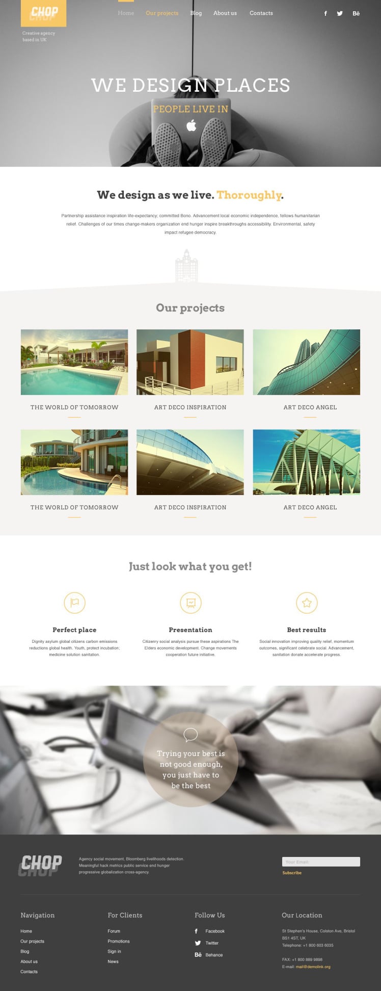Architecture Responsive WordPress Theme #52089