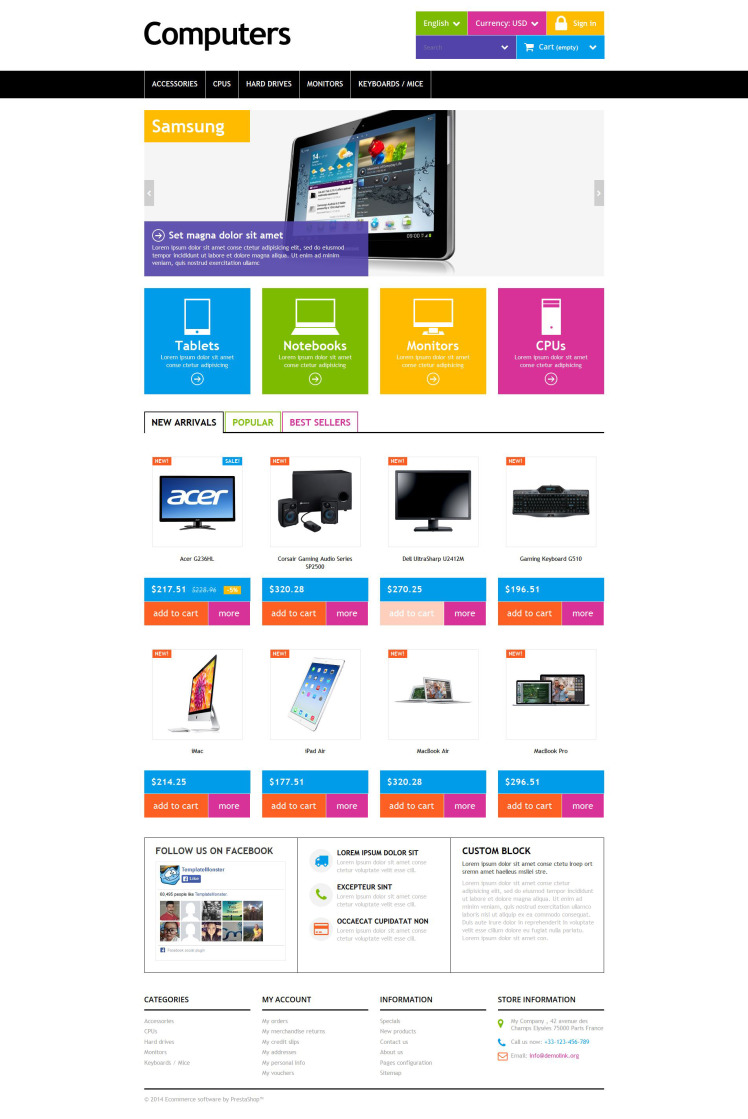Computers PrestaShop Themes