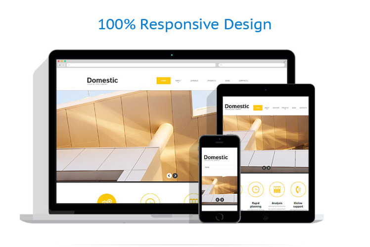 Construction Company Responsive WordPress Theme #52038