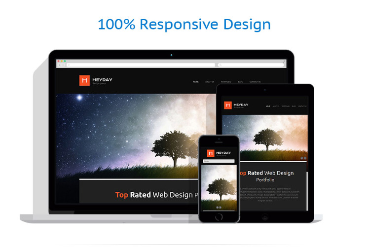 Designer Portfolio Responsive WordPress Theme #52087