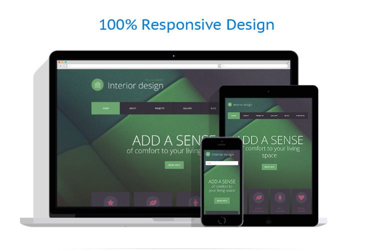 Interior Design Responsive WordPress Theme #52064