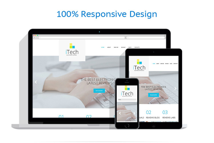 IT Responsive WordPress Theme #52051