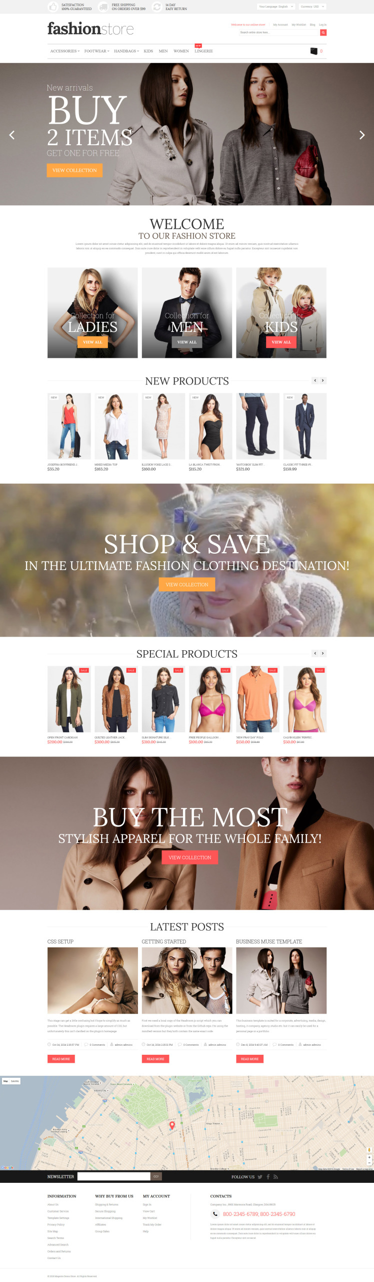 Fashion Store Magento Themes