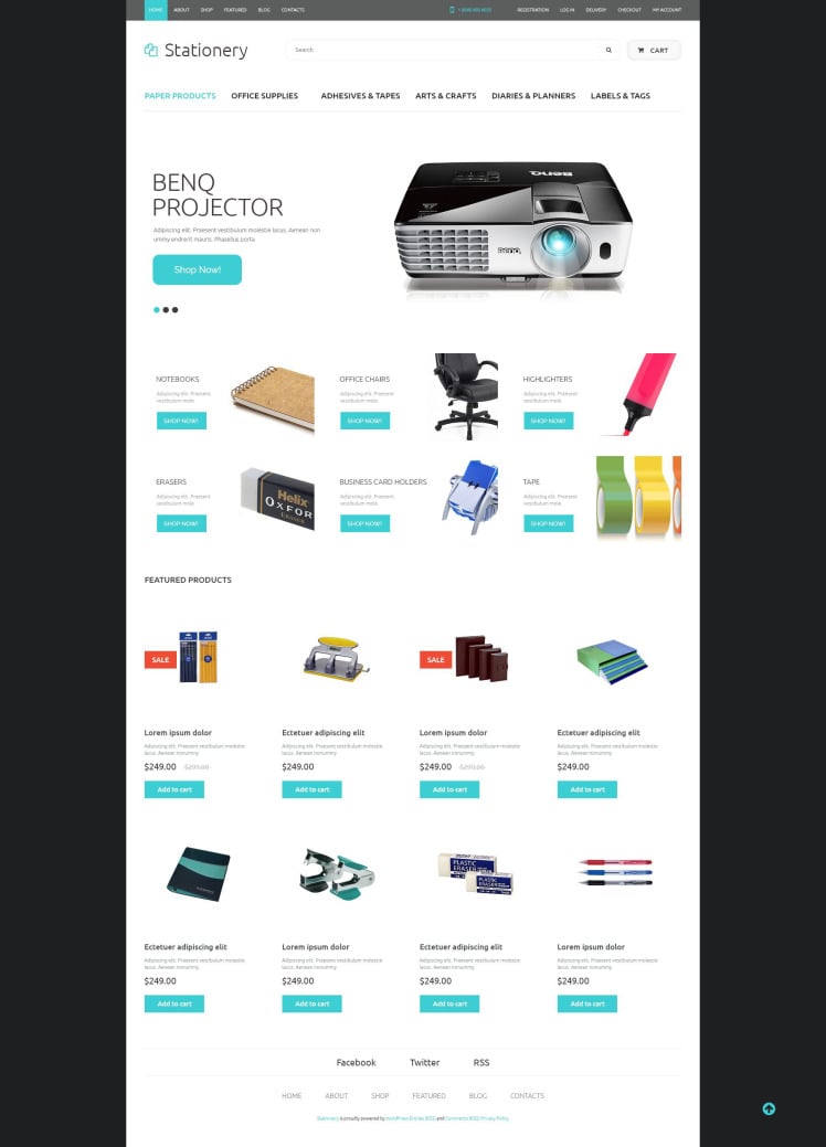 Office Supplies WooCommerce Theme