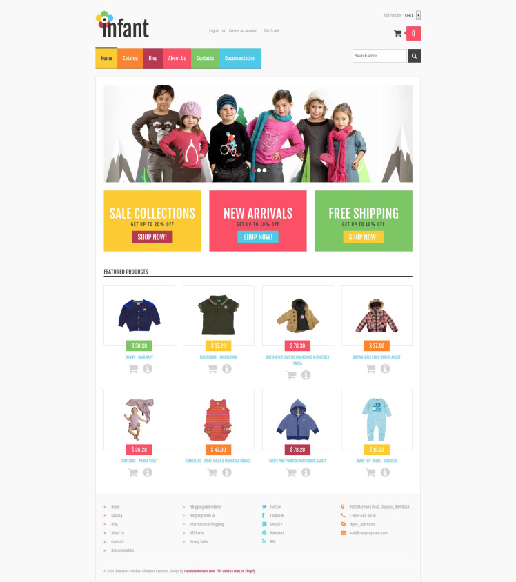 Baby Store Responsive Shopify Theme