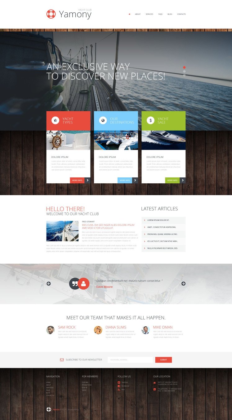 Boating WordPress Themes