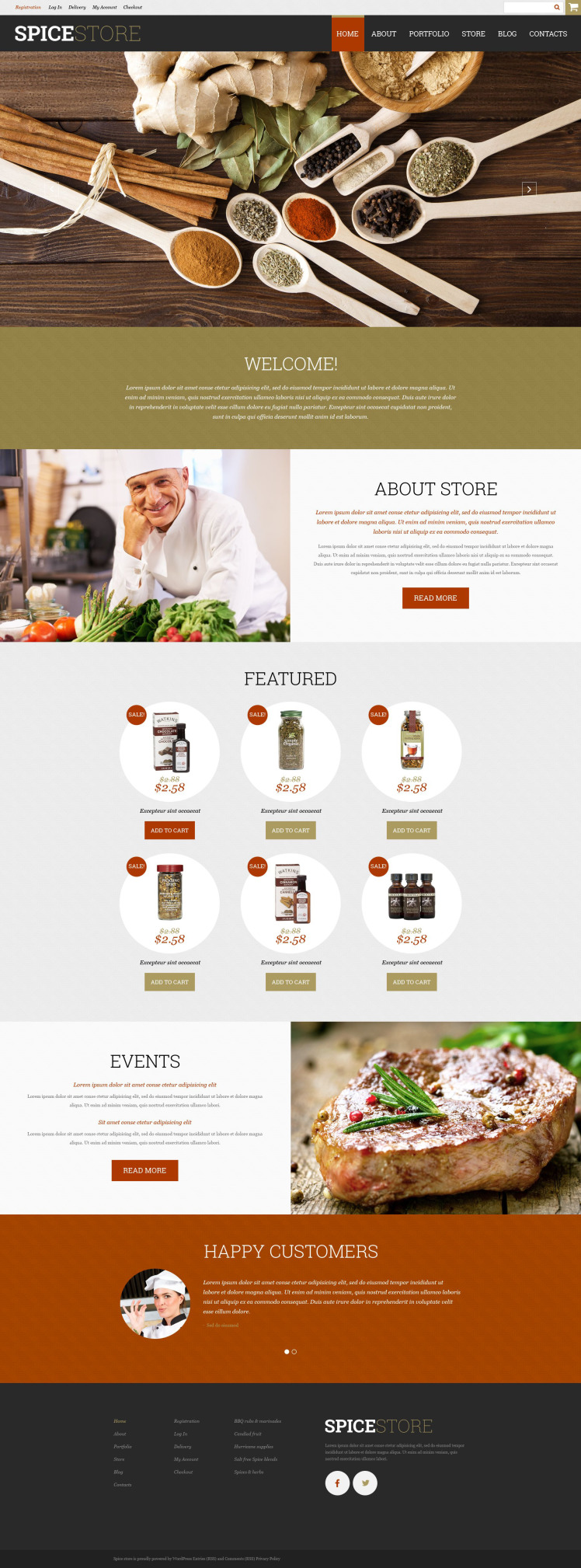Spice Shop WooCommerce Themes