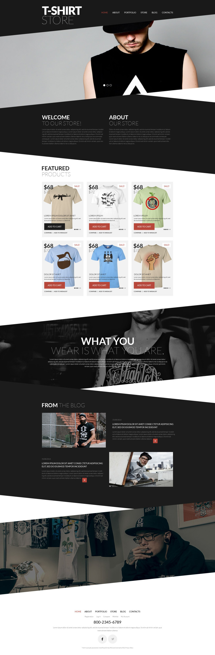 Trendy TShirts WooCommerce Theme