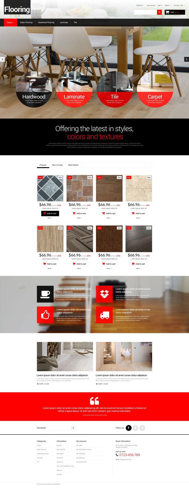 Flooring for Homes PrestaShop Themes