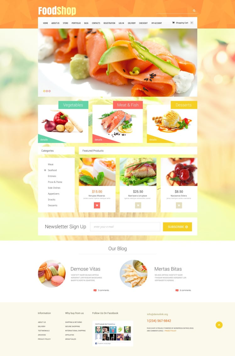 Food Shop WooCommerce Themes