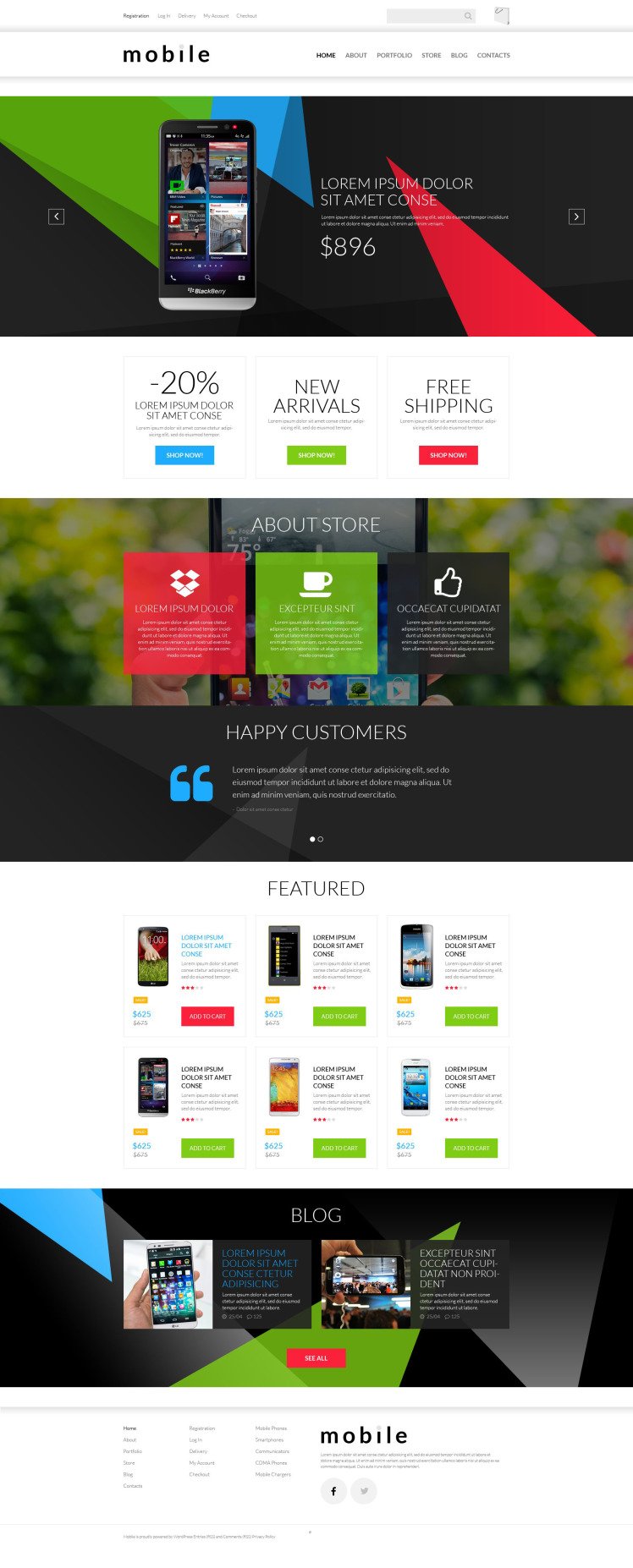 Mobile Gear Store WooCommerce Themes