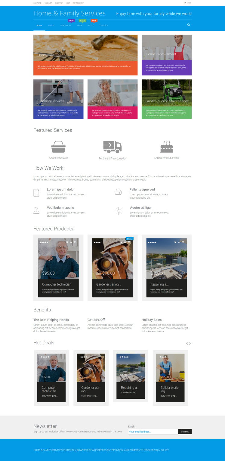 Home Repairs WooCommerce Theme