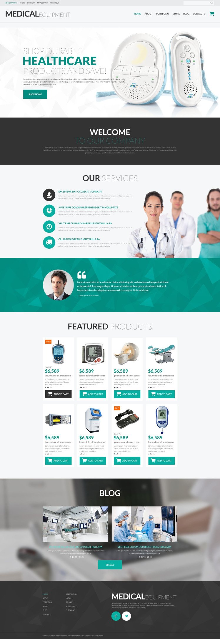 Medical Instruments WooCommerce Themes