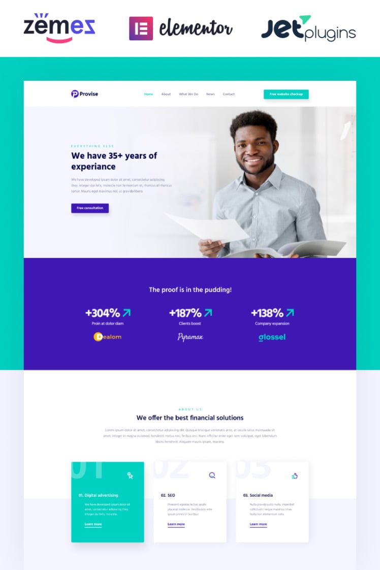 Financial Consultancy WordPress Themes