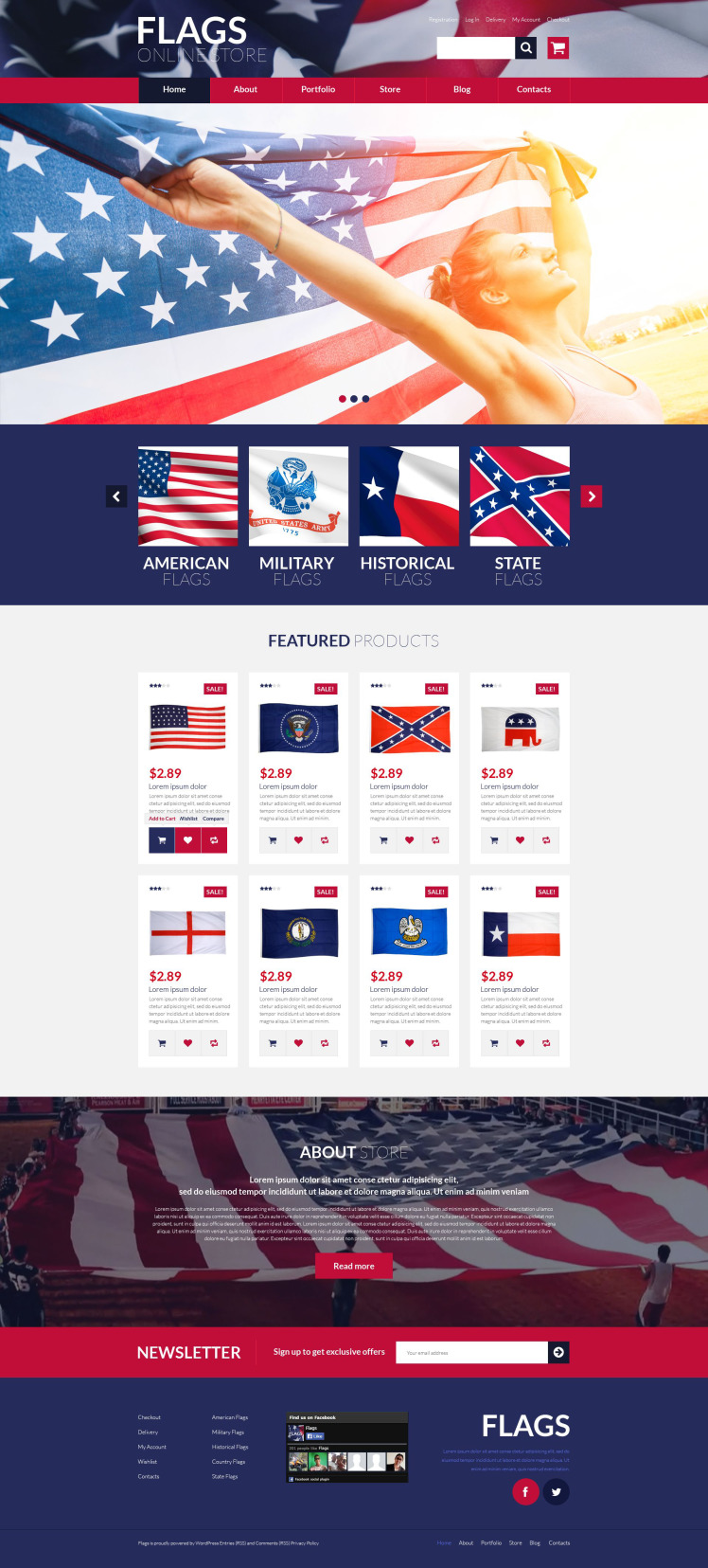 Flags Store WooCommerce Theme