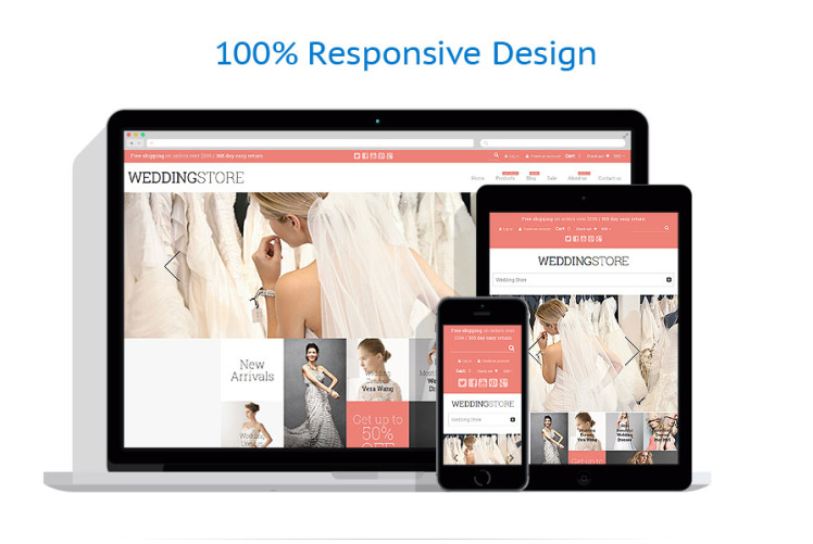 Wedding Store Shopify Theme #52765