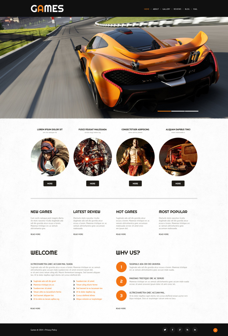 Game Portal Responsive WordPress Theme