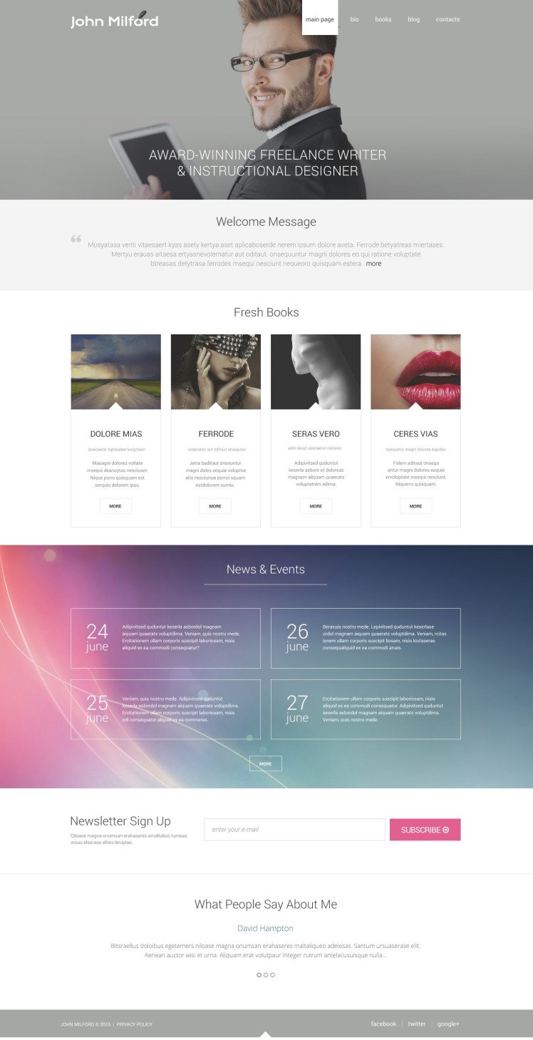 Writer WordPress Themes