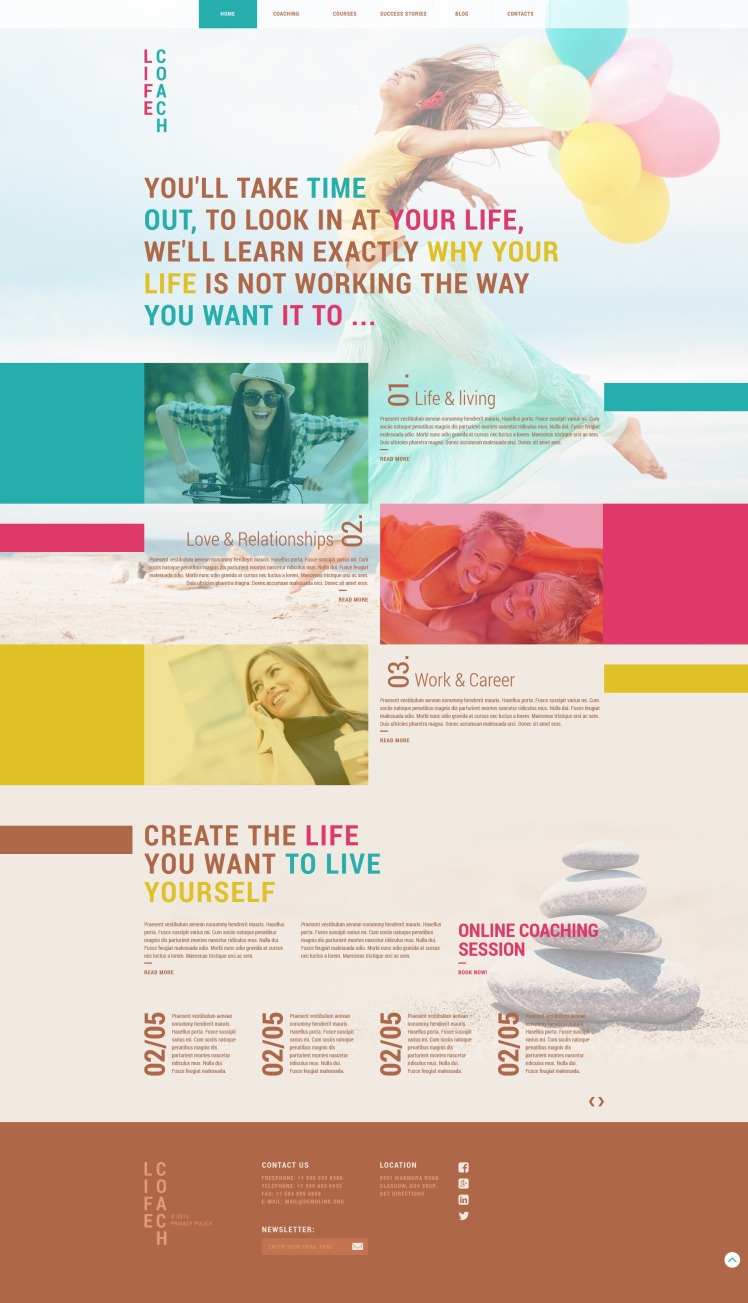 Life Coach Solutions Joomla Templates