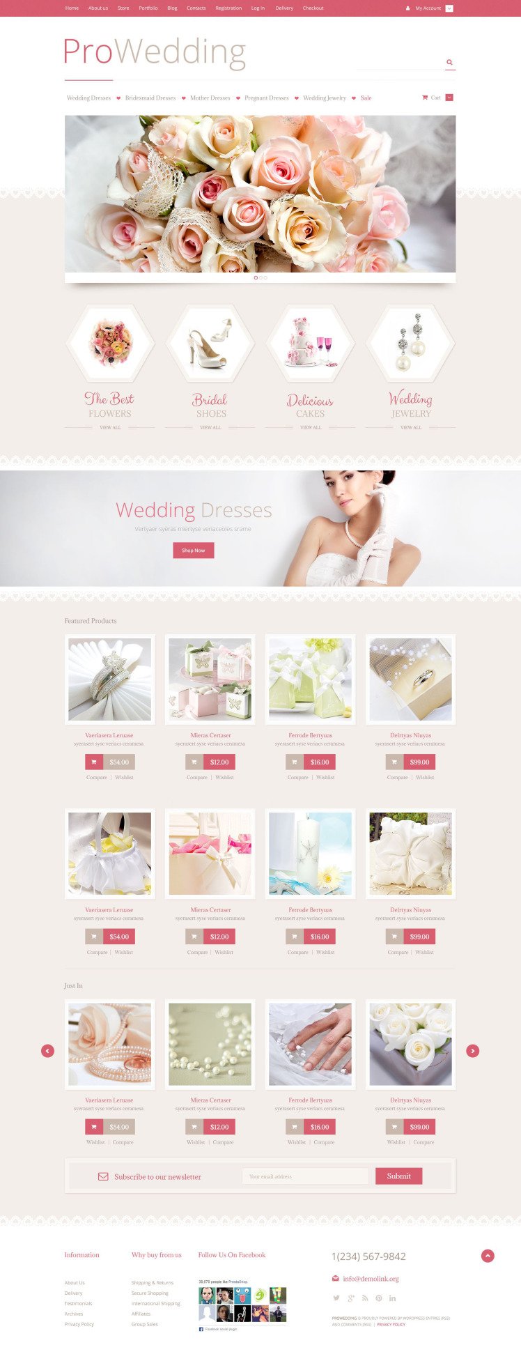Wedding Store WooCommerce Theme