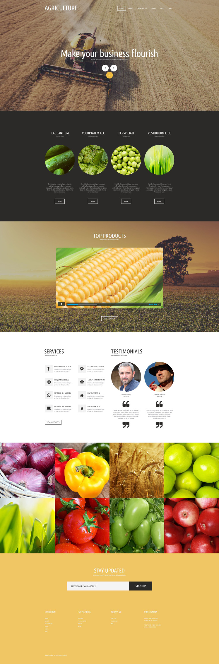 Agricultural Organization Joomla Templates