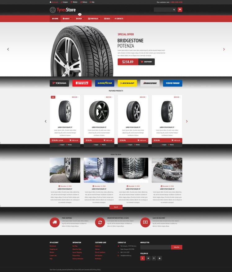 Auto Parts Store WooCommerce Themes