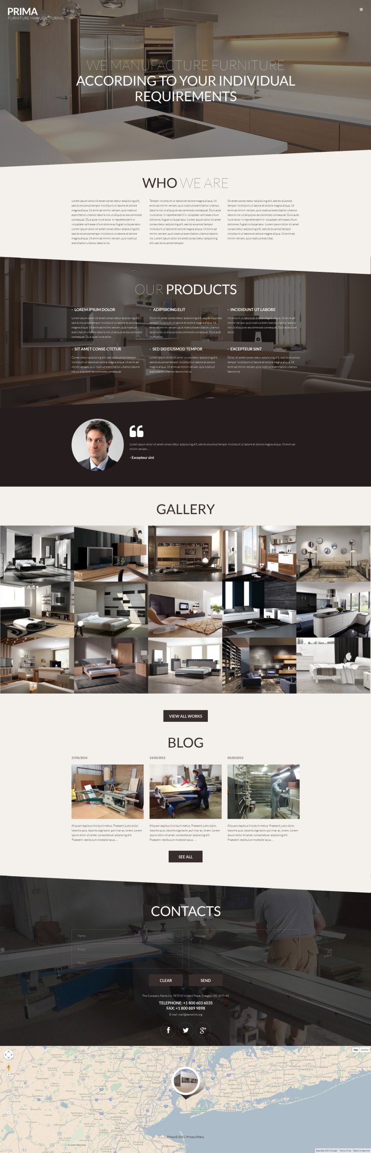 Interior Furniture WordPress Themes