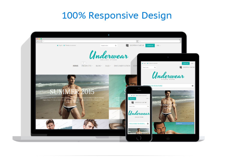 Underwear Store Shopify Free Sample Shopify Theme #53169