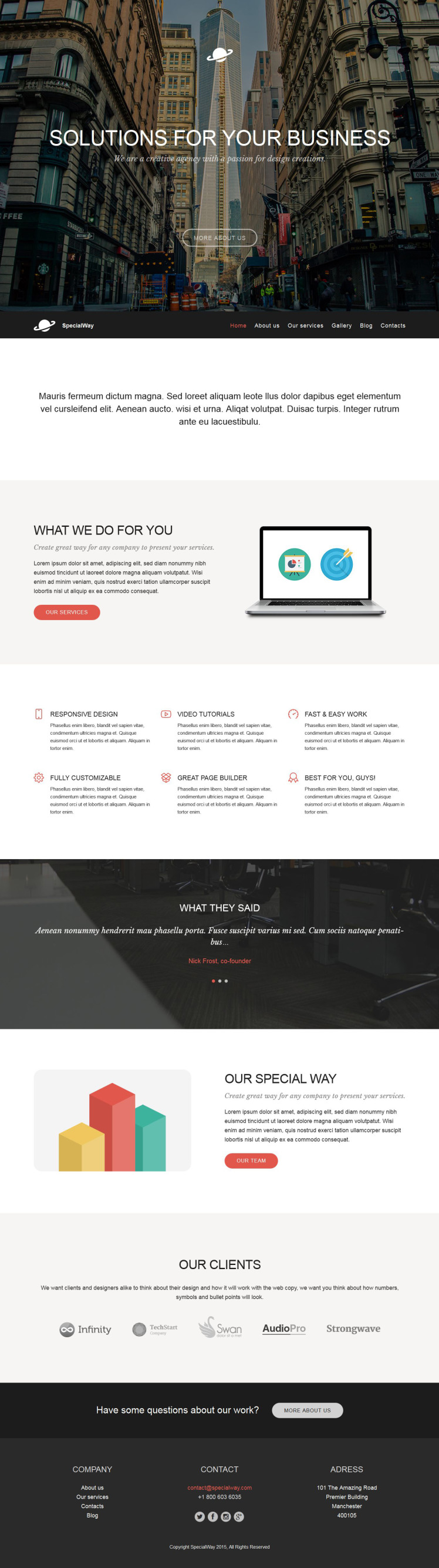 Business Services Responsive WordPress Theme