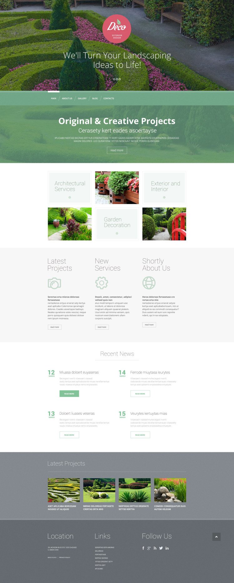 Exterior Design Mastery WordPress Themes