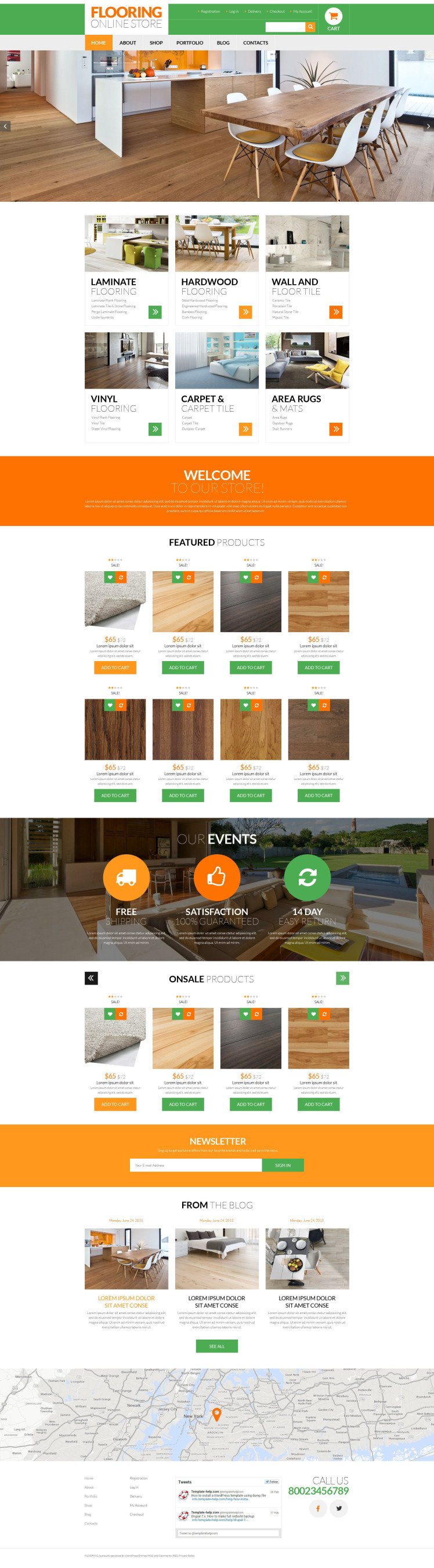 Flooring Services WooCommerce Themes