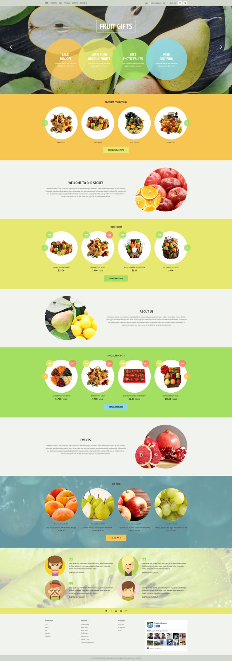 Fruit Shop Shopify Theme #53345