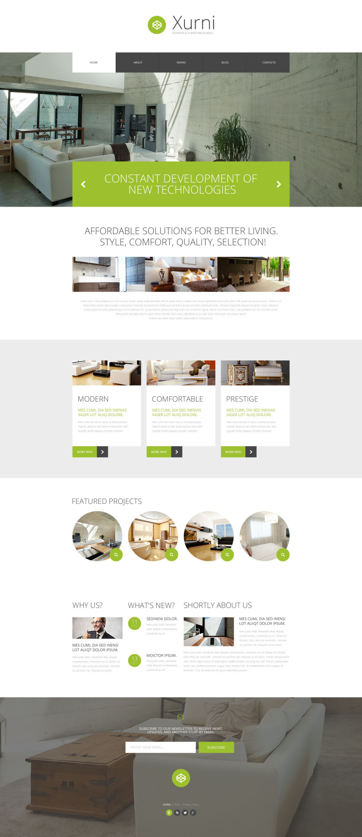 Interior Furniture Store WordPress Themes