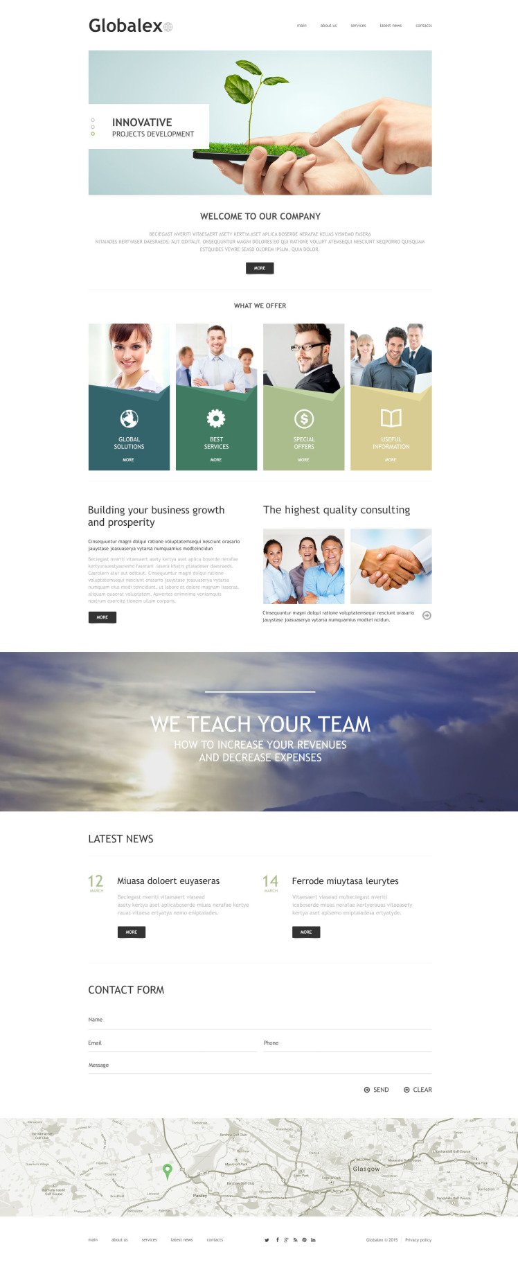 Business Agency Joomla Templates