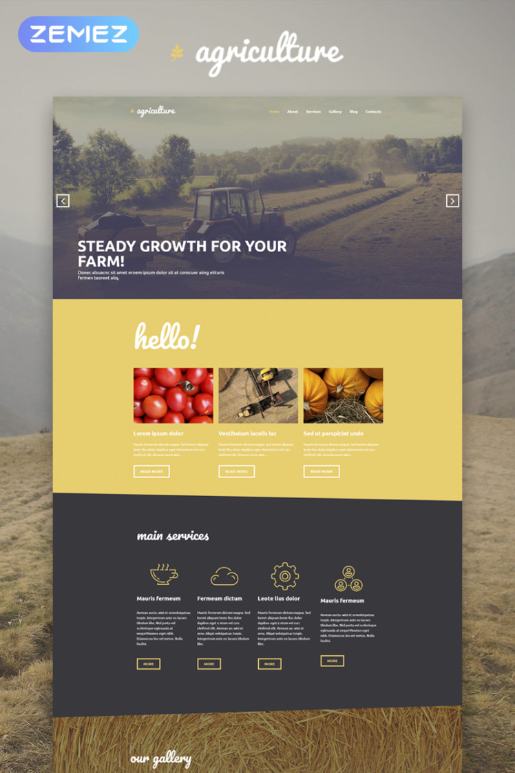 Agriculture Crop Farming Elementor WordPress Themes