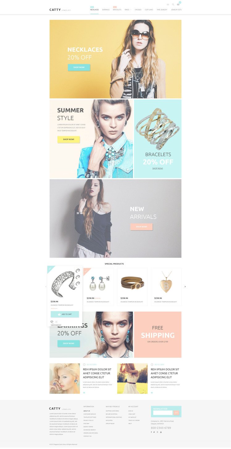 Precious Jewelry Magento Themes