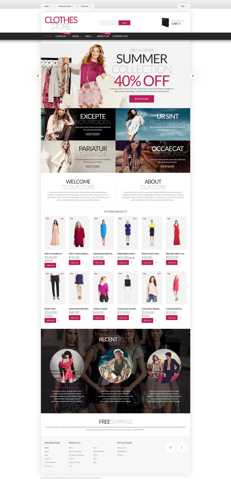 Shopping in Style Shopify Theme