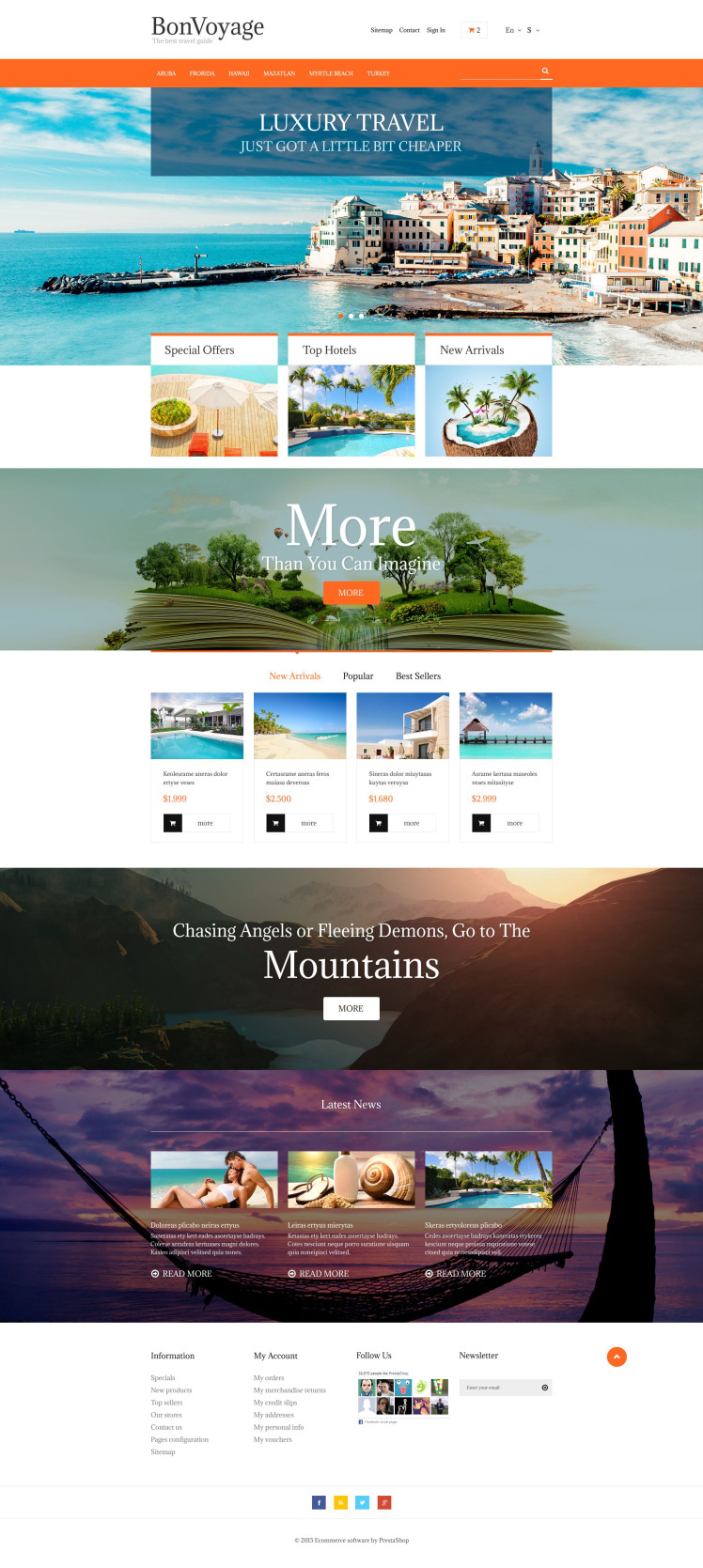 BonVoyage PrestaShop Themes