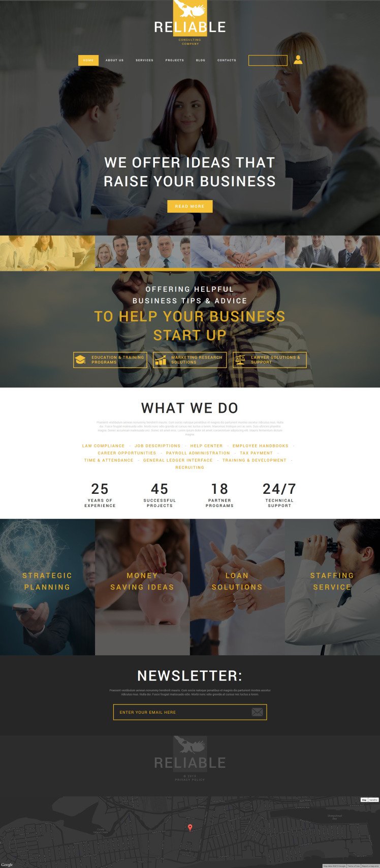 Business Consulting Company Joomla Templates