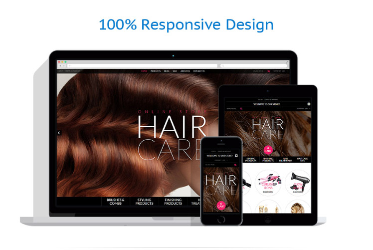 Cosmetics Store Shopify Theme for Beauty Salon #53785