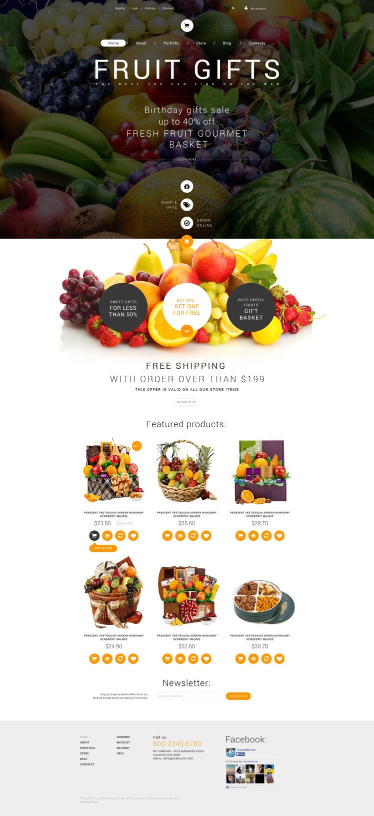 Fruit Gifts WooCommerce Themes
