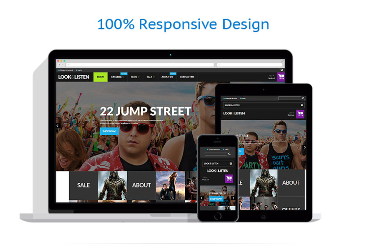 Look Listen Play Shopify Theme #53769