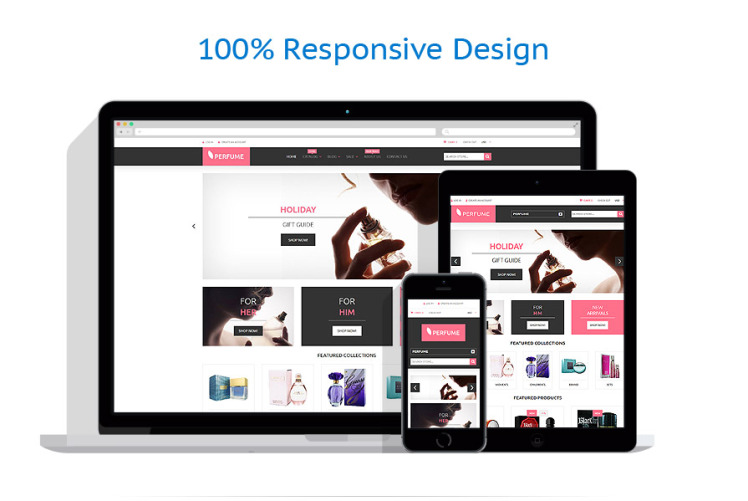 Perfumes Cosmetics eCommerce Shopify Theme #53949